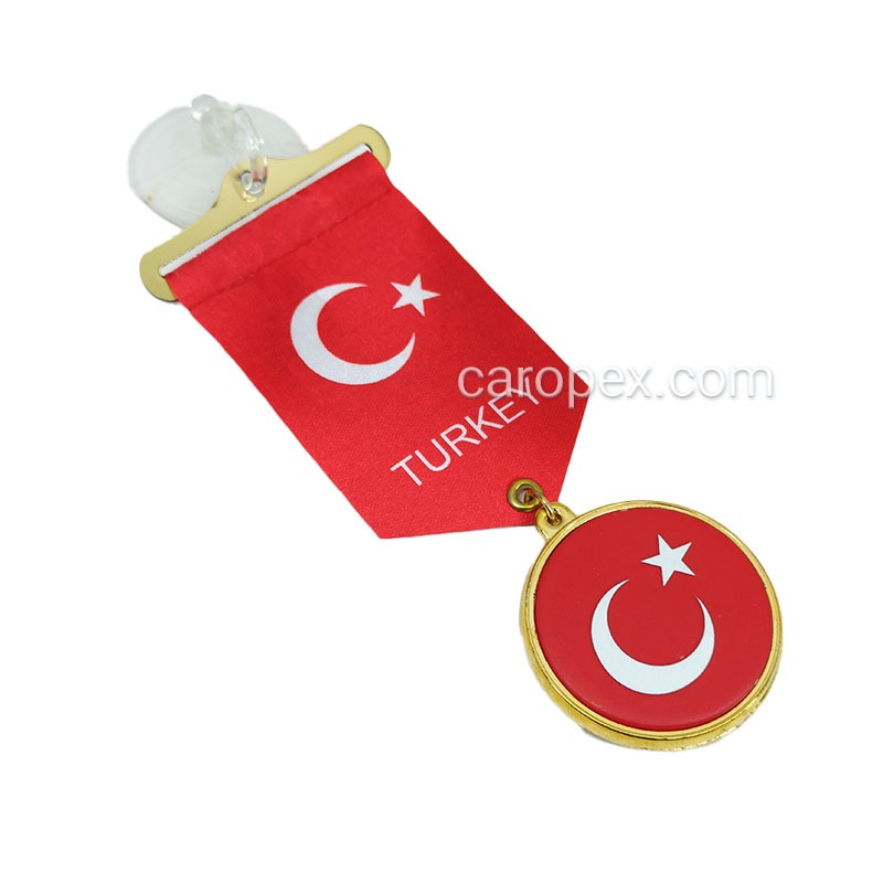 آویز پرچم و مدال ترکیه TURKEY