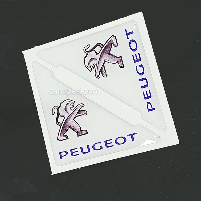 ضربه گیر اسپرت لبه درب خودرو ژله ای پژو Peugeot شفاف بسته 2 عددی