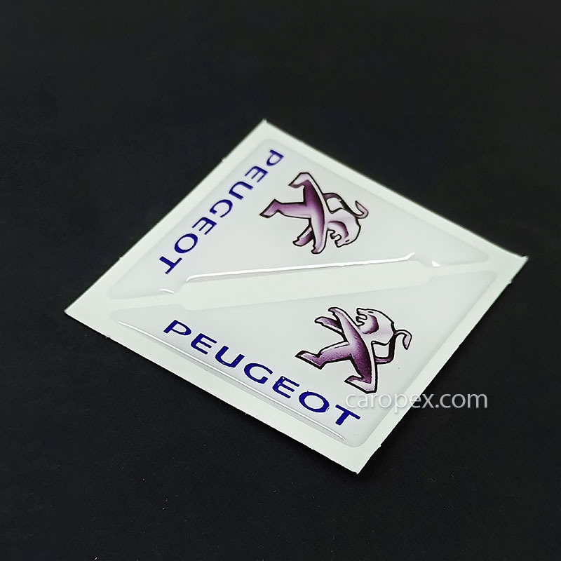 ضربه گیر اسپرت لبه درب خودرو ژله ای پژو Peugeot شفاف بسته 2 عددی