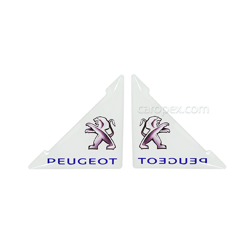 ضربه گیر اسپرت لبه درب خودرو ژله ای پژو Peugeot شفاف بسته 2 عددی