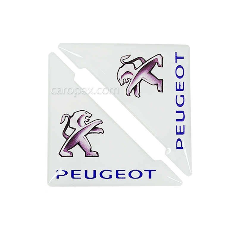 ضربه گیر اسپرت لبه درب خودرو ژله ای پژو Peugeot شفاف بسته 2 عددی