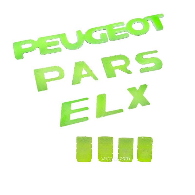 ست آرم شب تاب پژو پارس ای ال ایکس PEUGEOT PARS ELX