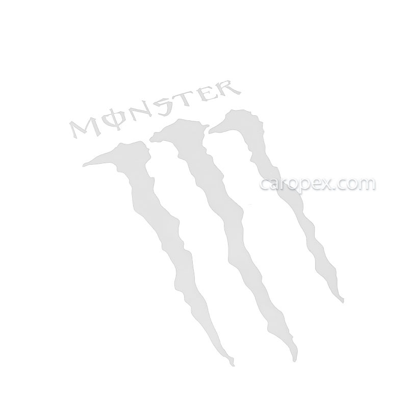 استیکر برچسب بدنه خودرو طرح مانستر Monster 40*25