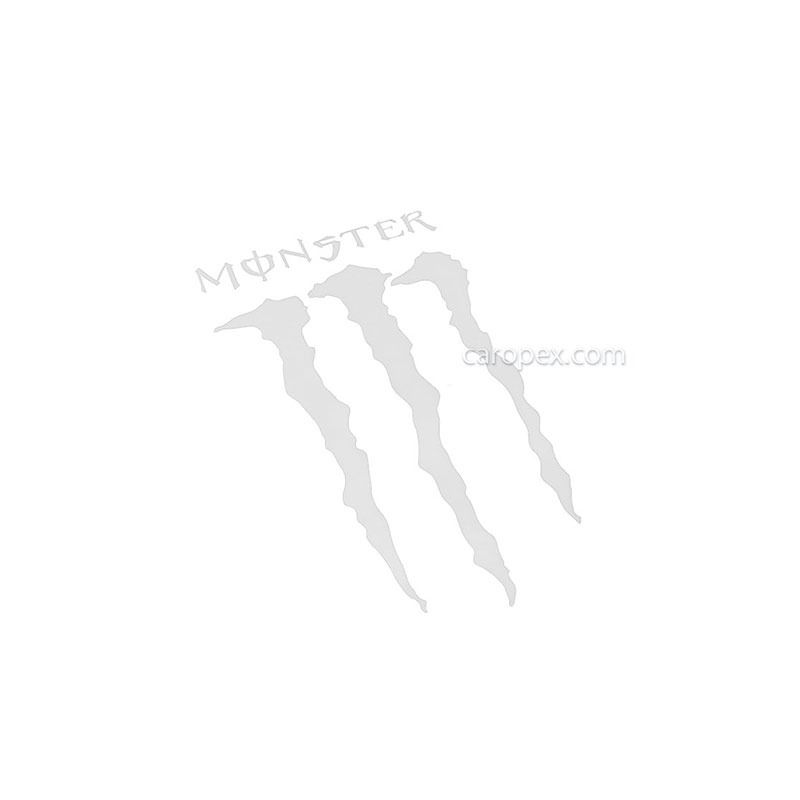 استیکر برچسب بدنه خودرو طرح مانستر Monster 25*15